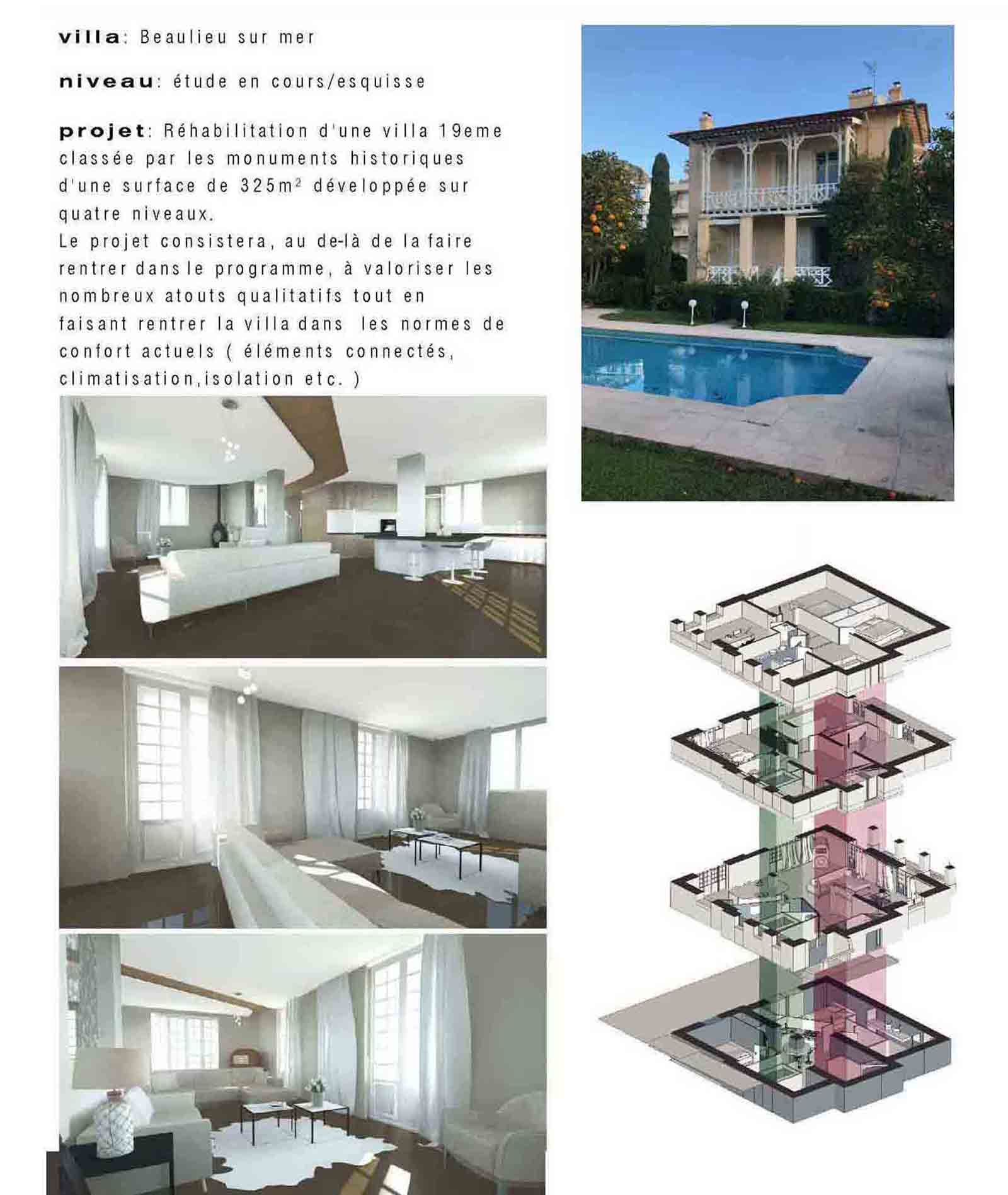 Rénovation Architecte d'intérieur villa Beaulieu sur mer