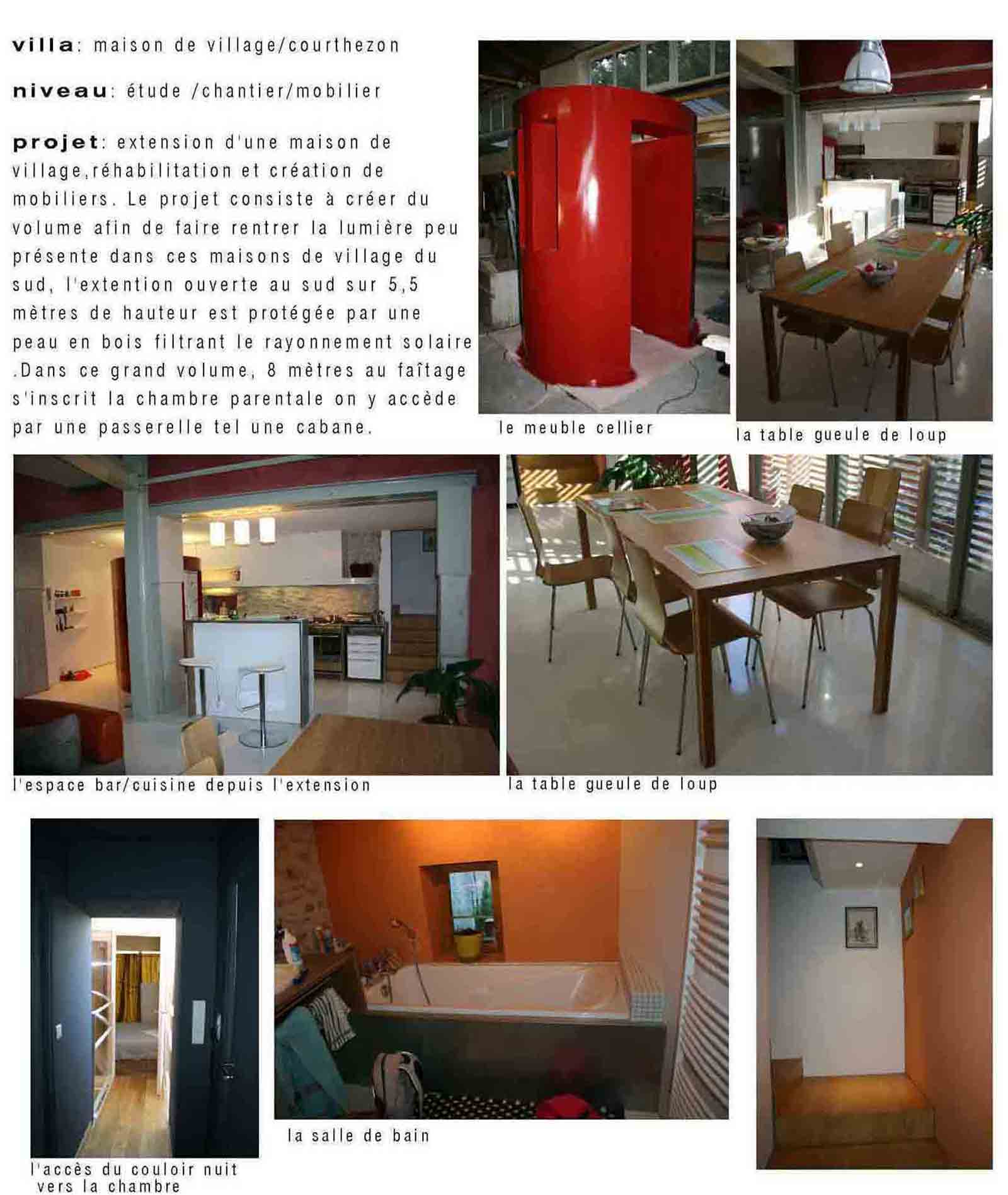 Rénovation Architecte d'intérieur villa Courthezon