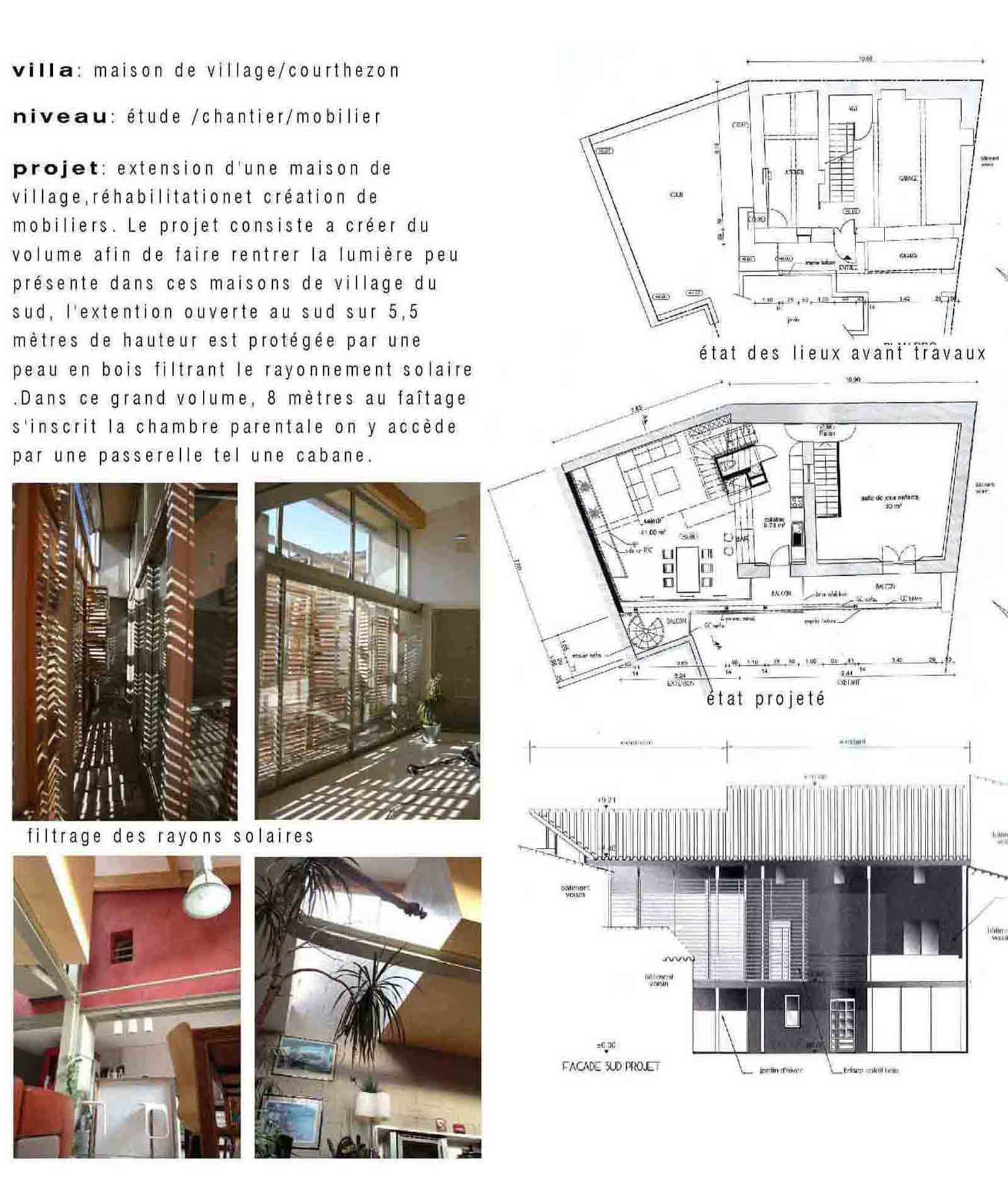 Rénovation Architecte d'intérieur villa Courthezon