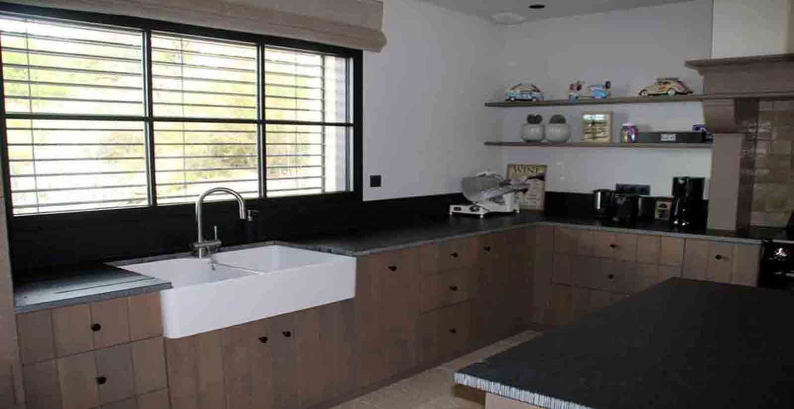 Construction mas Bedoin, cuisine