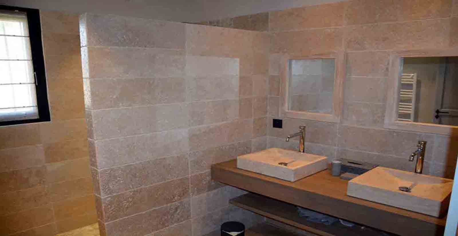 Construction mas Bedoin, salle de bain