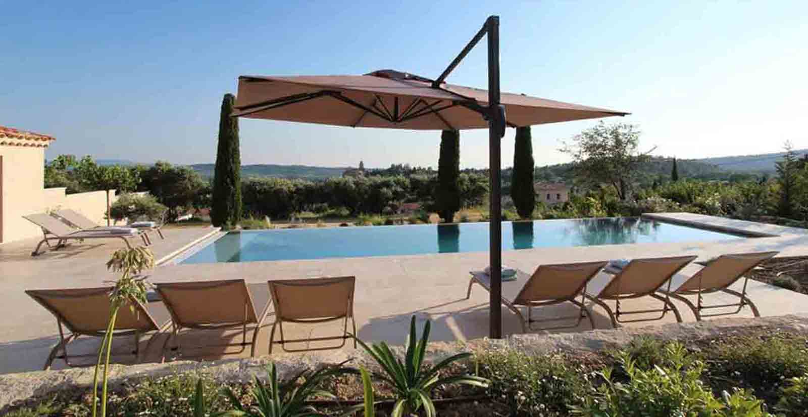 Construction mas Bedoin, plage piscine