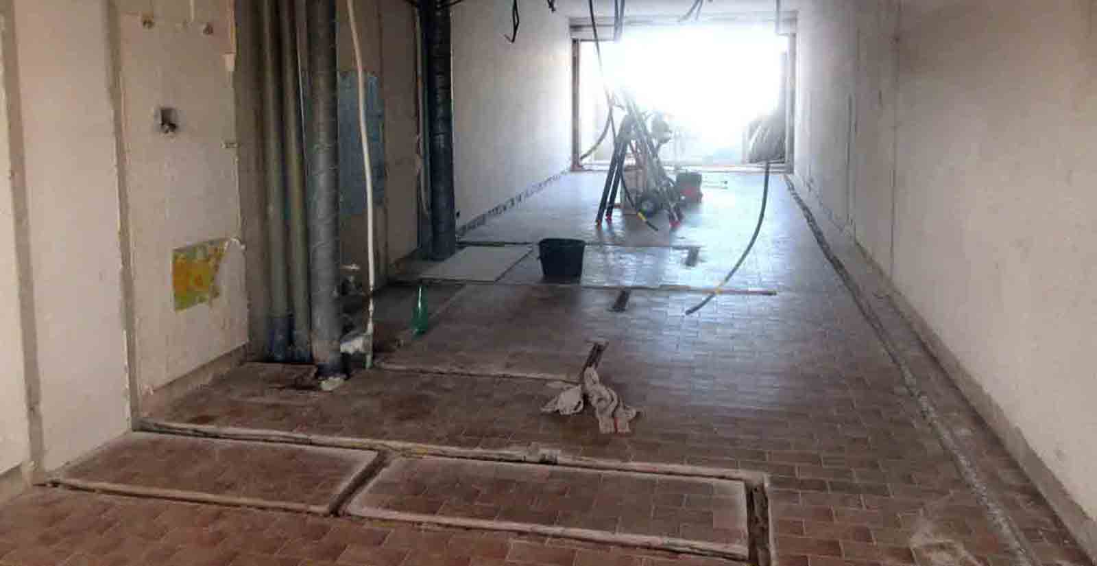 Rainurage pour gaine électrique