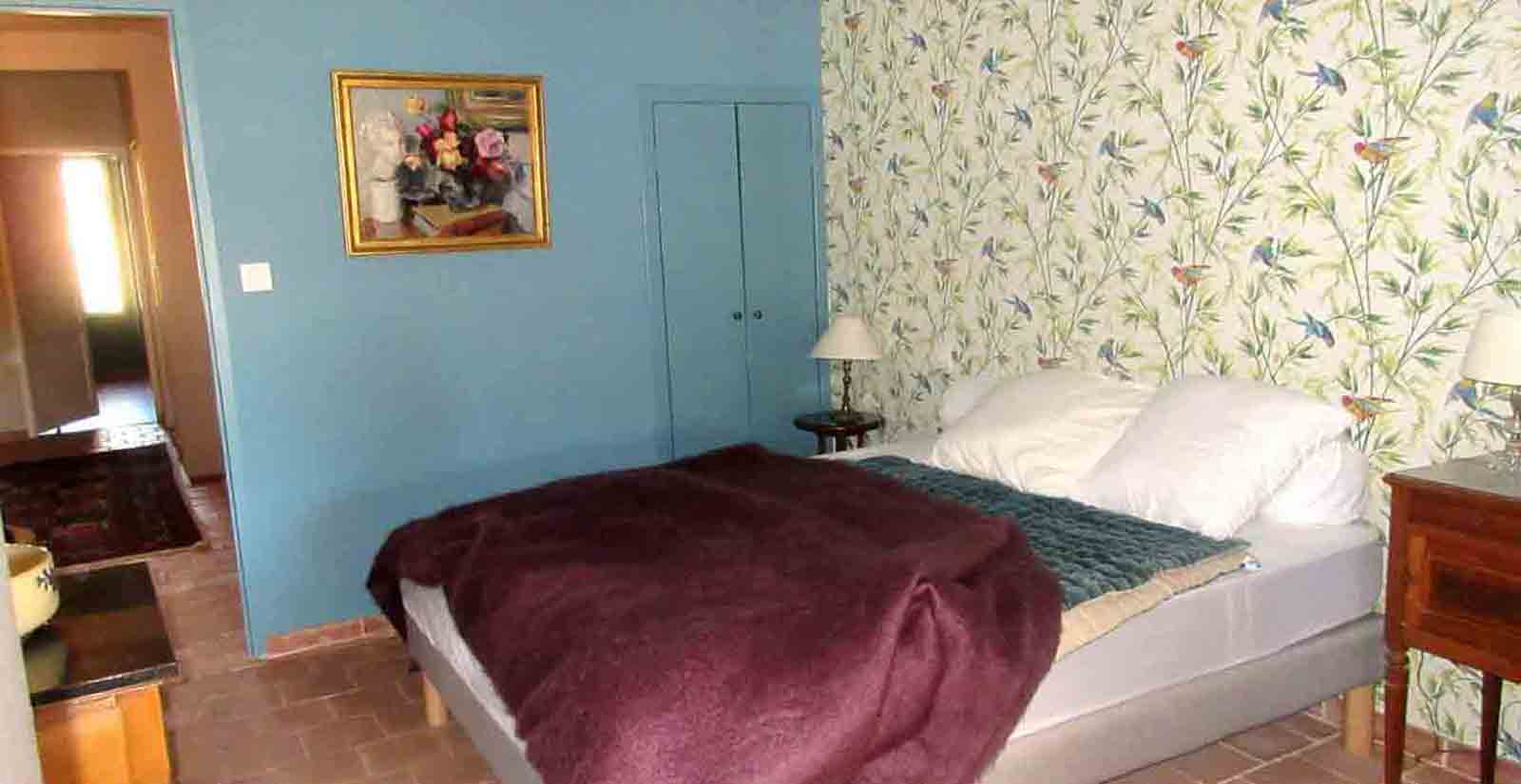 Réhabilitation Mormoiron aménagement chambre