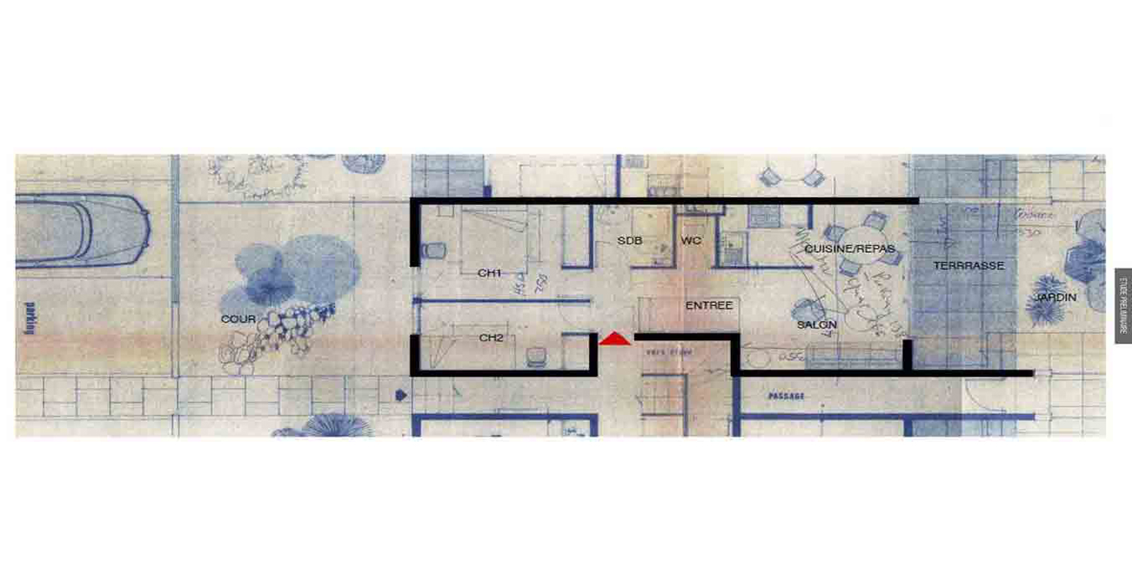 Plan de l'existant marina Port Camargue